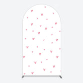 Lofaris Pink Sweet Heart Girls Birthday Arch Backdrop