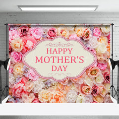 Lofaris Pink Toned Happy Mothers Day Photography Backdrop