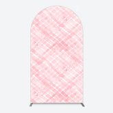 Lofaris Pink White Watercolor Birthday Arch Backdrop For Girl
