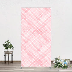 Lofaris Pink White Watercolor Birthday Rectangle Backdrop For Girl