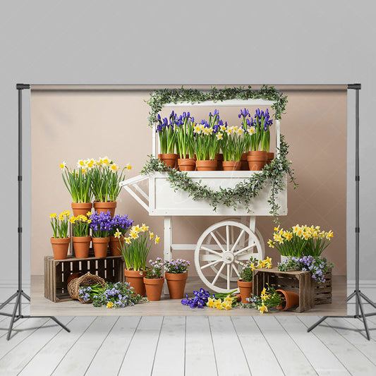 Lofaris Potted Narcissus Flowers Fresh Wedding Backdrop