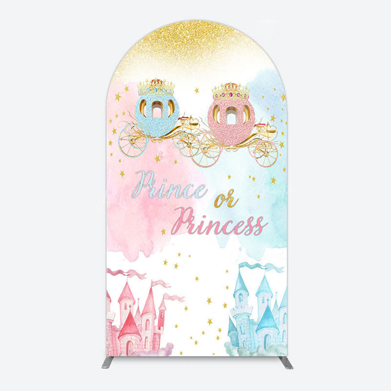 Lofaris Prince Or Princess Castle Baby Shower Arch Backdrop