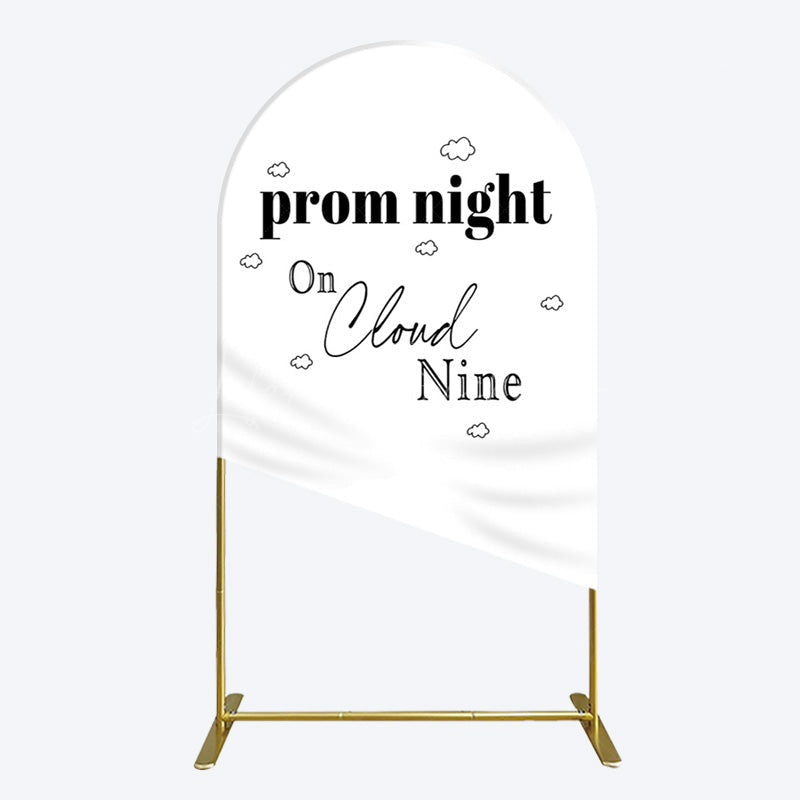 Lofaris Prom Night On Cloud Nine Birthday Party Arch Backdrop