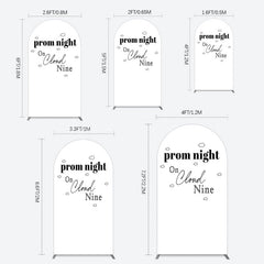 Lofaris Prom Night On Cloud Nine Birthday Party Arch Backdrop