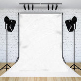 Lofaris Pure White Cement Pattern Fine Art Photo Backdrop