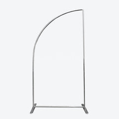 Lofaris Rainbow Color Curve Stripes Birthday Half Moon Arch Backdrop