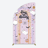 Lofaris Rainbow Half Moon Arch Halloween Four Ever Spooky Backdrop