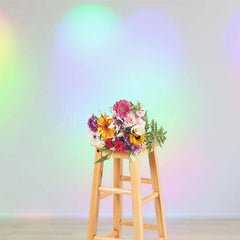 Lofaris Rainbow Irridescent Wall Bokeh Photography Backdrop