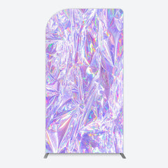 Lofaris Rainbow Purple Sparkle Birthday Party Arch Backdrop