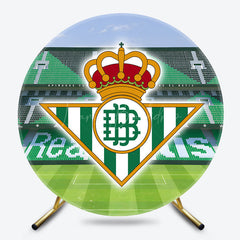 Lofaris Real Betis Football Stadium Sports Round Backdrop