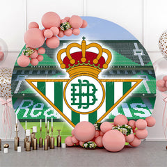 Lofaris Real Betis Football Stadium Sports Round Backdrop
