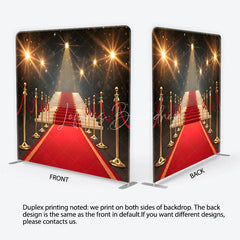 Lofaris Red Carpet Tension Fabric Backdrop Hollywood Grand Entrance Luxury Event Background