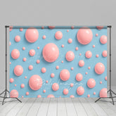 Lofaris Reflective Bubble Gum Wall Fine Art Photo Backdrop