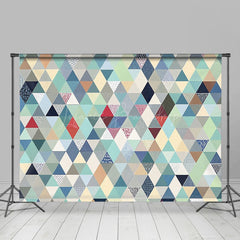Lofaris Regular Colored Diamond Pattern Photography Backdrop
