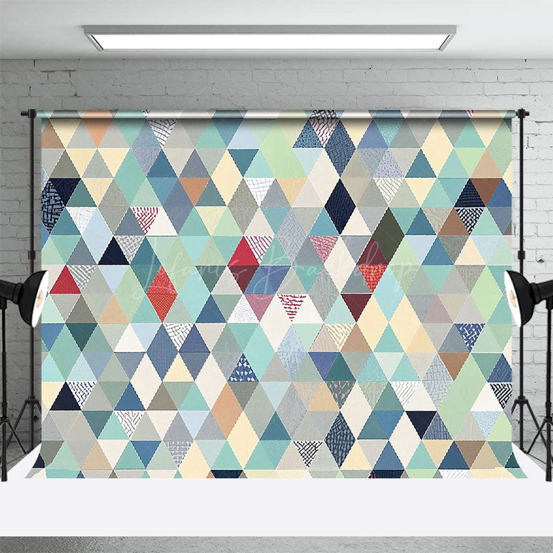 Lofaris Regular Colored Diamond Pattern Photography Backdrop
