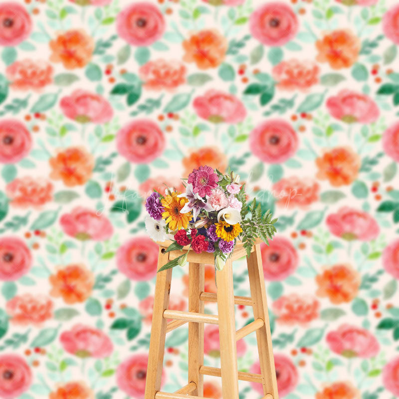 Lofaris Regular Oil Painting Flower Patterns Photo Backdrop