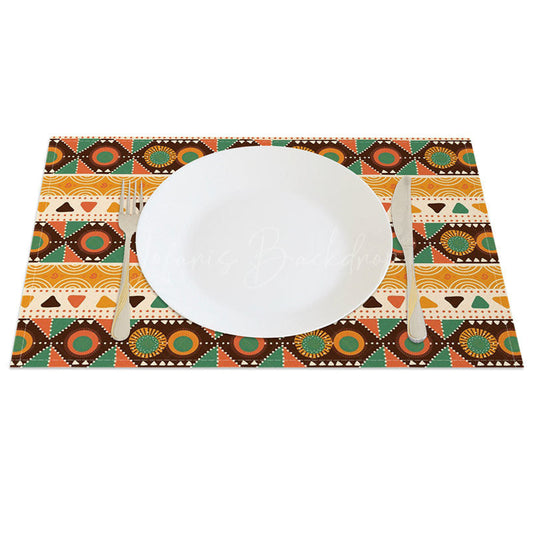 Lofaris Repeat Slovakia Patterns Warm Set of 4 Placemats