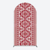 Lofaris Repeated Slovakia Pattern Birthay Arch Backdrop