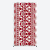Lofaris Repeated Slovakia Pattern Birthay Rectangle Backdrop