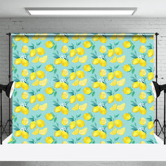 Lofaris Repetitive Fresh Summer Lemon Photography Backdrop