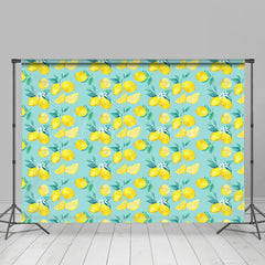Lofaris Repetitive Fresh Summer Lemon Photography Backdrop