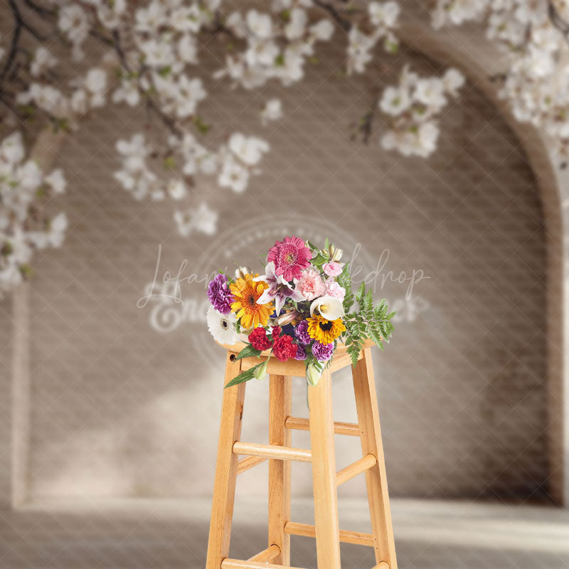 Lofaris Retro Arch Wall Floral Wedding Backdrop For Photography