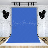 Lofaris Retro Blue Solid Color Portrait Backdrop For Photography