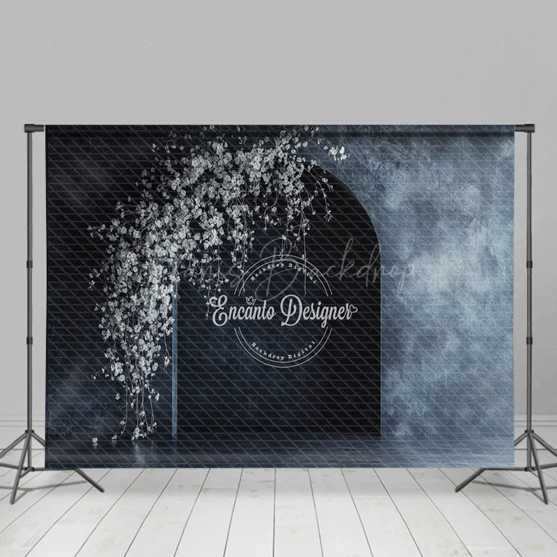 Lofaris Retro Floral Arch Wall Wedding Photography Backdrop
