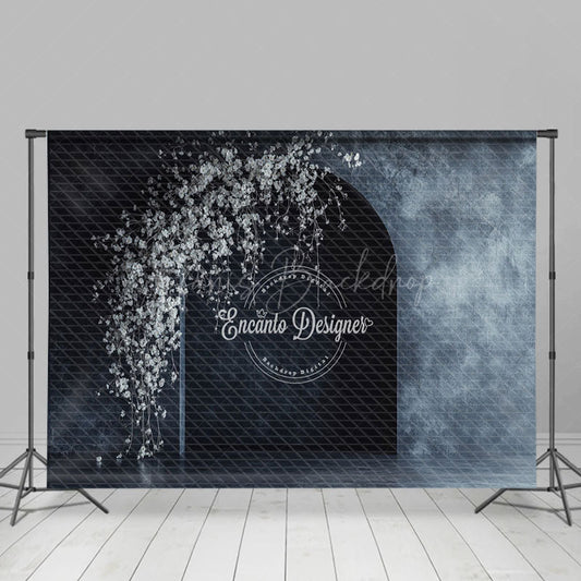 Lofaris Retro Floral Arch Wall Wedding Photography Backdrop