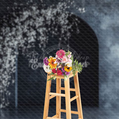 Lofaris Retro Floral Arch Wall Wedding Photography Backdrop