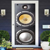 Lofaris Retro Gray Floor-Standing Speaker Party Door Cover
