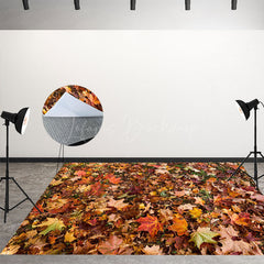 Lofaris Retro House Maple Forest Car Autumn Room Set Backdrop