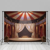 Lofaris Retro Luxury Circus Tent Cake Smash Photo Backdrop