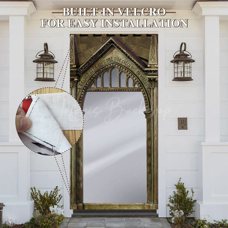 Lofaris Retro Magical Erised Mirror Birthday Door Cover