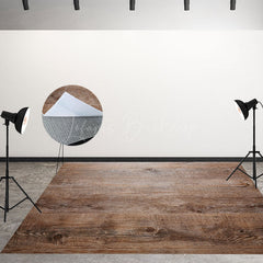 Lofaris Retro Painted Balloons Wood Floor Combo Set Backdrop