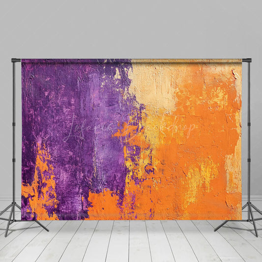 Lofaris Retro Solid Color Graffiti Wall Photography Backdrop