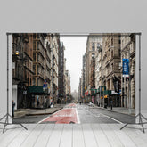 Lofaris Retro Street Building Architecture Photo Backdrop
