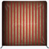 Lofaris Retro Striped Circus Carnival Square Tension Backdrop