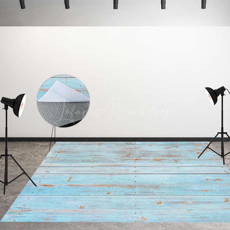 Lofaris Retro Wall Floor Floral Egg Easter Combo Set Backdrop