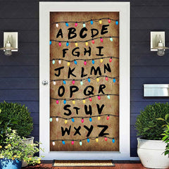 Lofaris Retro Wall Light Alphabet Happy Halloween Door Cover