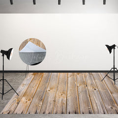 Lofaris Retro Wood Lighted Pink Hearts Combo Set Backdrop