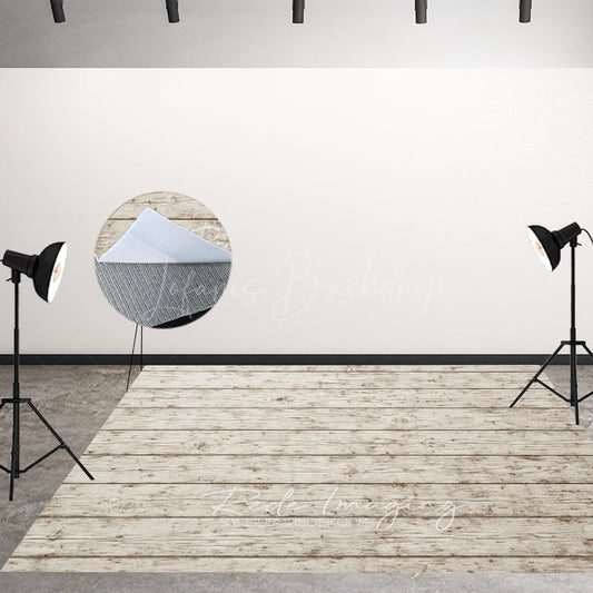 Lofaris Retro Wood Mottled Fabric Floor Backdrop For Photo