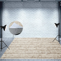 Lofaris Retro Wood Mottled Fabric Floor Backdrop For Photo