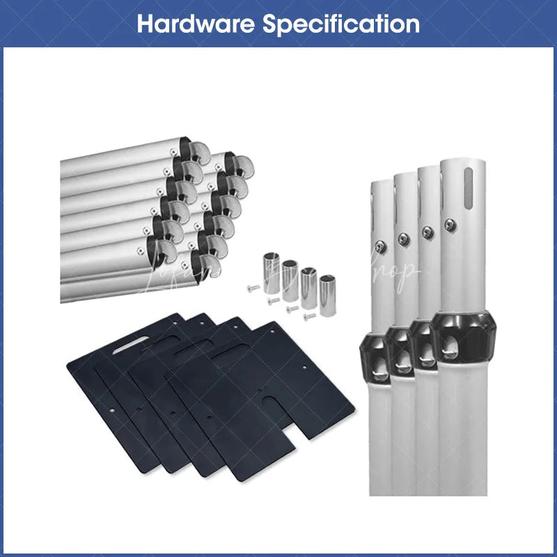 Lofaris Ridge Canopy 10x10ft Pipe and Drape Stand Sturdy Tent Frame Versatile for Business Exhibition Booth Display