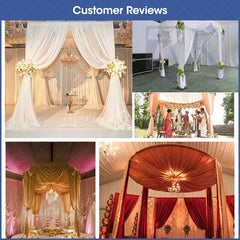 Lofaris Ridge Canopy 10x10ft Pipe and Drape Stand Sturdy Tent Frame Versatile for Business Exhibition Booth Display