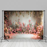 Lofaris Romantic Colorful Floral Wedding Photo Backdrop