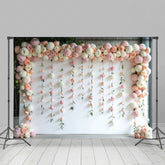 Lofaris Romantic Floral Vine Plant Wall Wedding Photo Backdrop