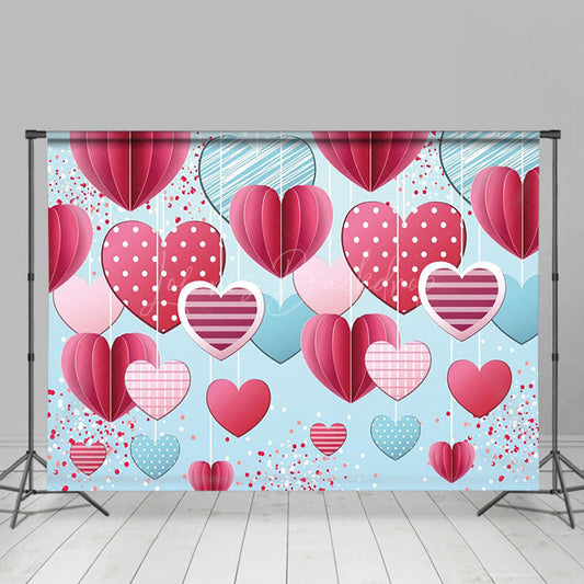 Lofaris Romantic Heart Shaped Valentines Day Lovely Backdrop