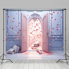 Lofaris Romantic Purple Wall Color Floor Room Set Backdrop