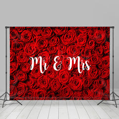 Lofaris Romantic Rose Mr Mrs Valentines Day Room Set Backdrop